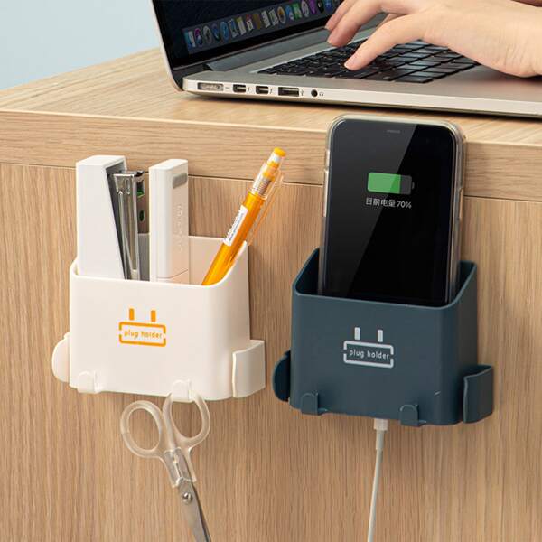 

1pc Wall Mounted Random Storage Rack, Multicolor