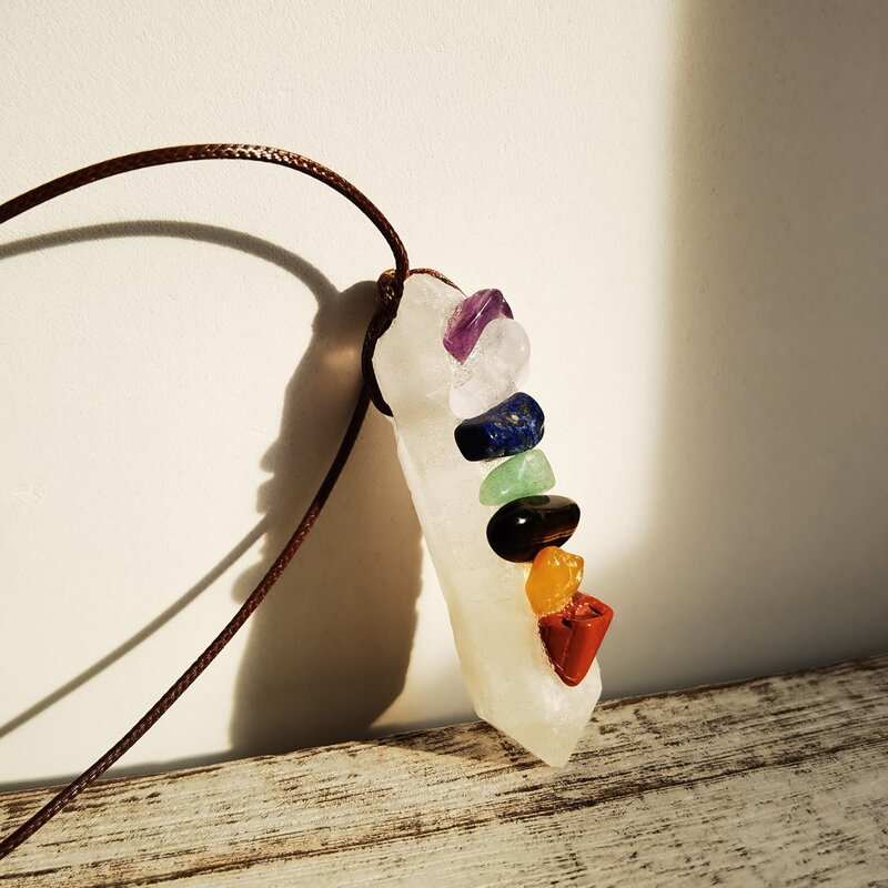 

Stone Decor Necklace, Multicolor