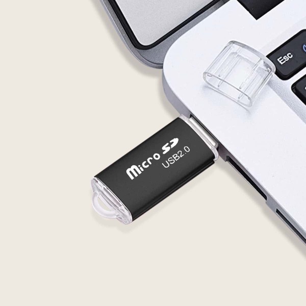 

2 In 1 Card Reader, Black
