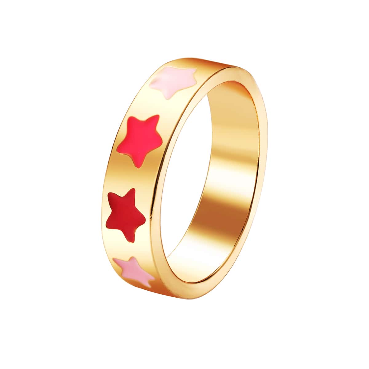 

Star Graphic Ring, Gold