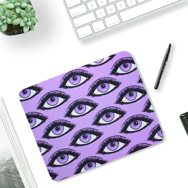 

Eye Pattern Mouse Pad, Multicolor