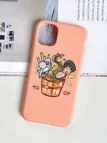 Namelessmm2 Funda para móvil con estampado de dibujos animados - Naranja - Ver 3