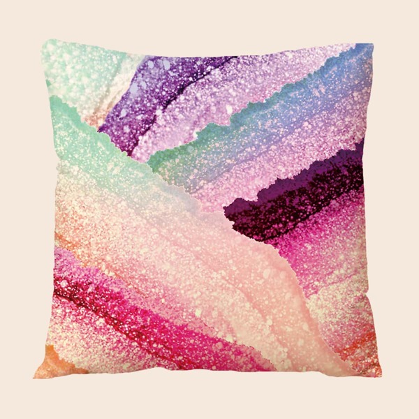 

Graphic Print Cushion Cover Without Filler, Multicolor