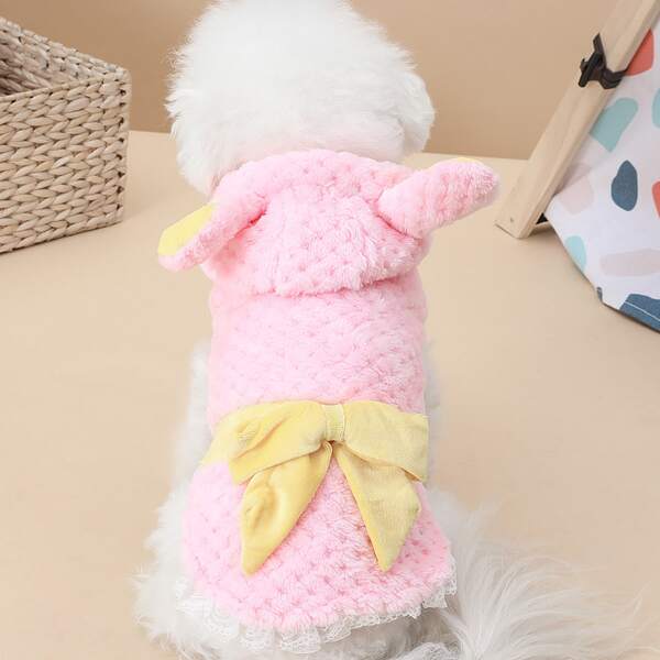 

Bow Decor Pet Coat, Multicolor