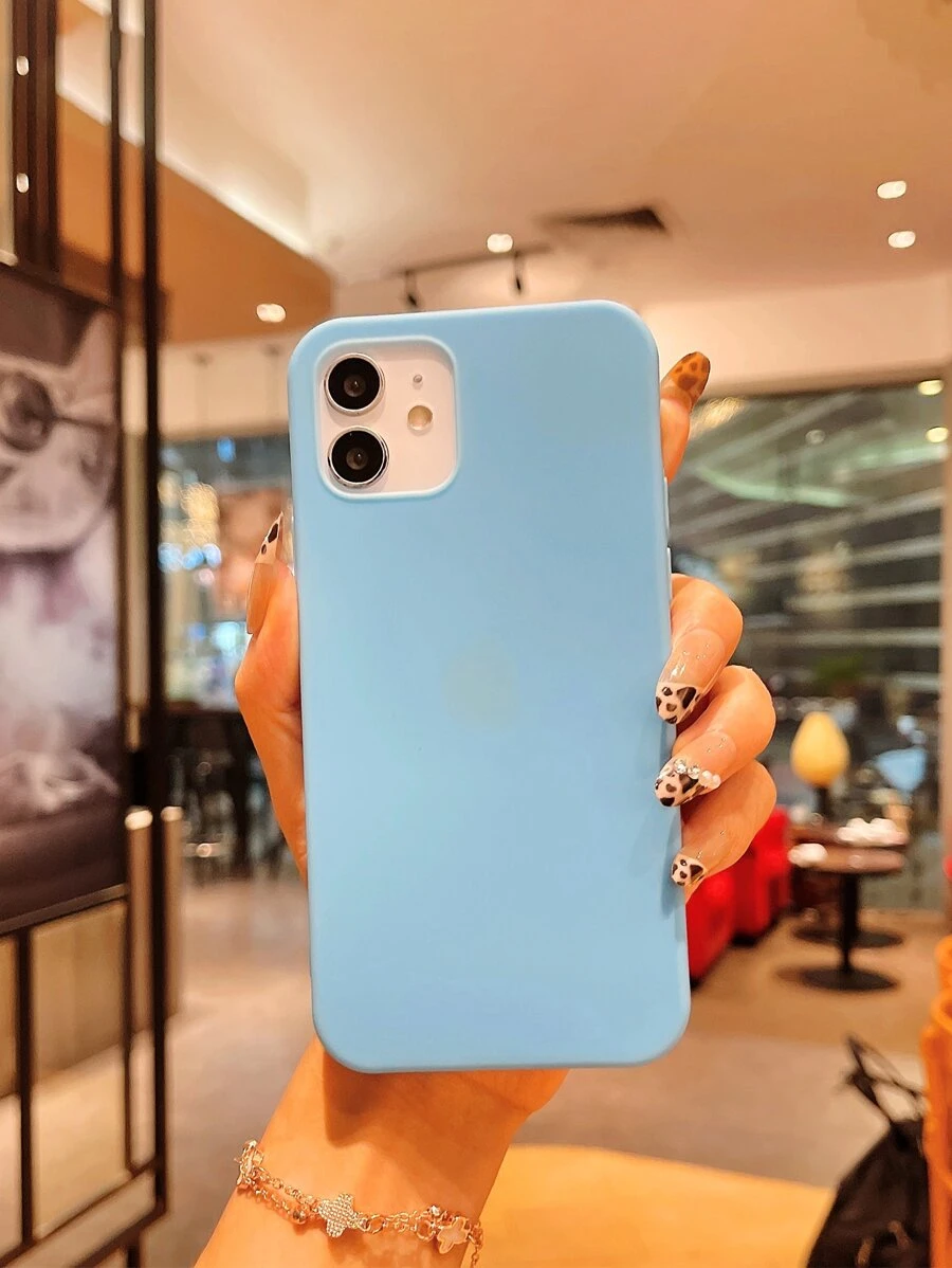 Vỏ điện thoại thông thường - Màu xanh nhạt - Xem 1