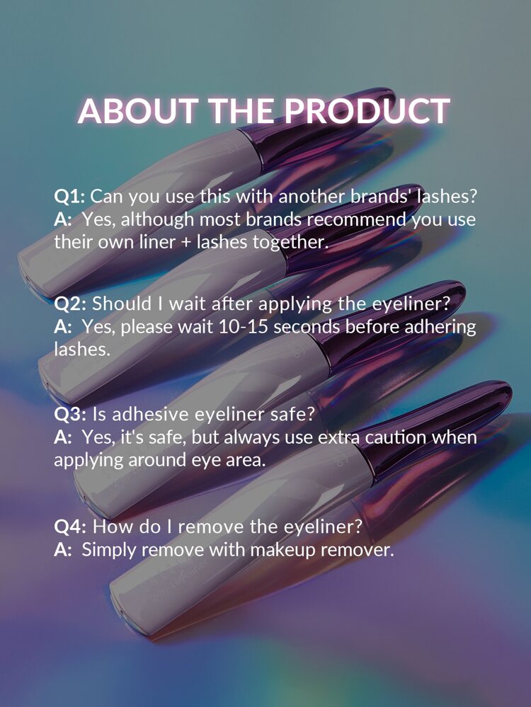 SHEGLAM All Eyes On You Eyelash Glue LinerTransparent Color SHEIN UK