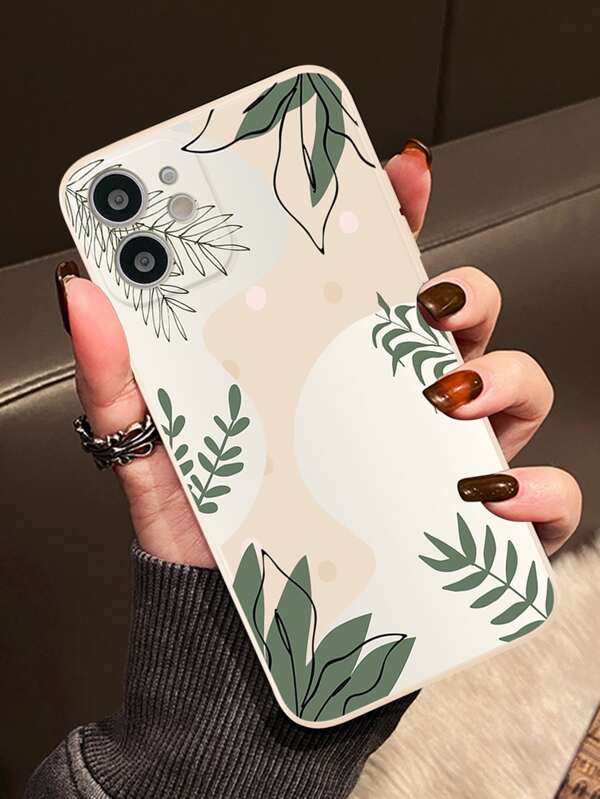 Leaf Painted Phone Case