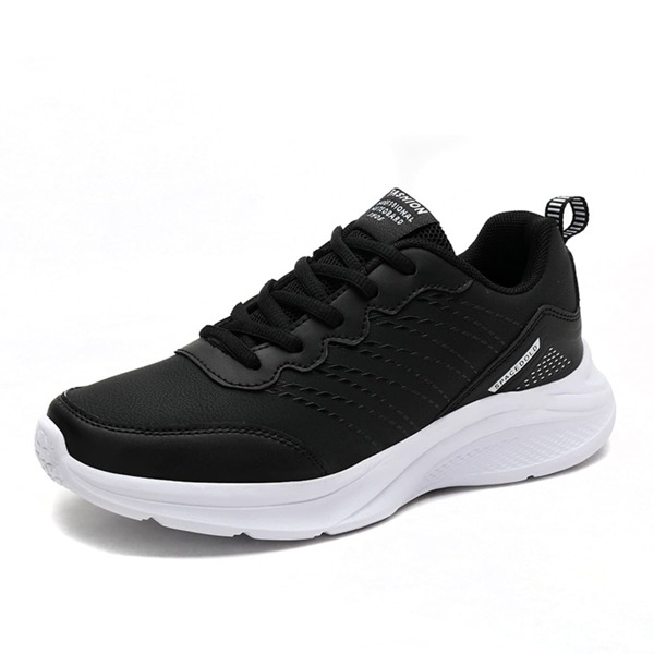 

Minimalist Lace-up Front Running Shoes, Black
