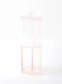 SHEIN Basic living Stackable Bathroom Vanity Makeup Organizer—Holiday Gift - Pink - View 2