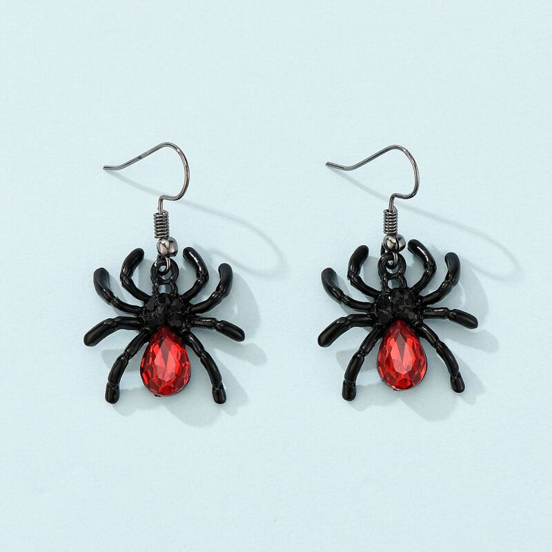 

Spider Drop Earrings, Multicolor