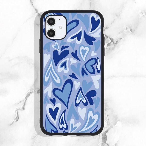 

Heart Pattern Phone Case, Multicolor