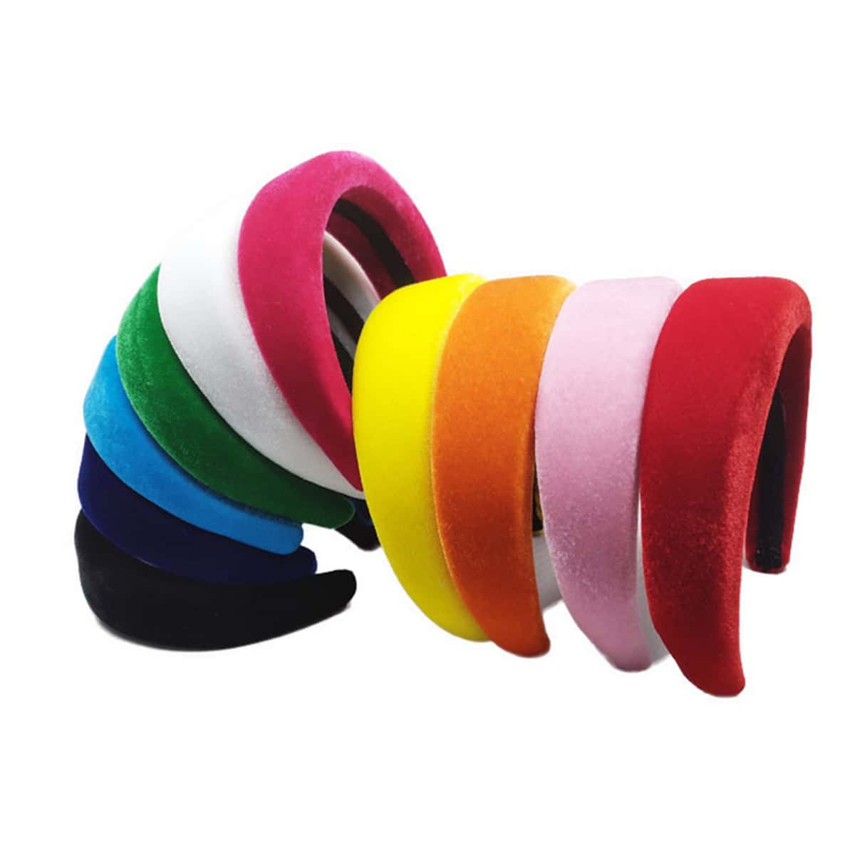

1pc Random Color Solid Headband, Multicolor