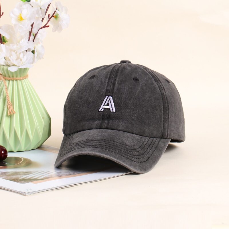 

Guys Letter Graphic Embroidery Baseball Cap, Black