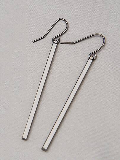 أقراط متدلي مزخرف هندسي