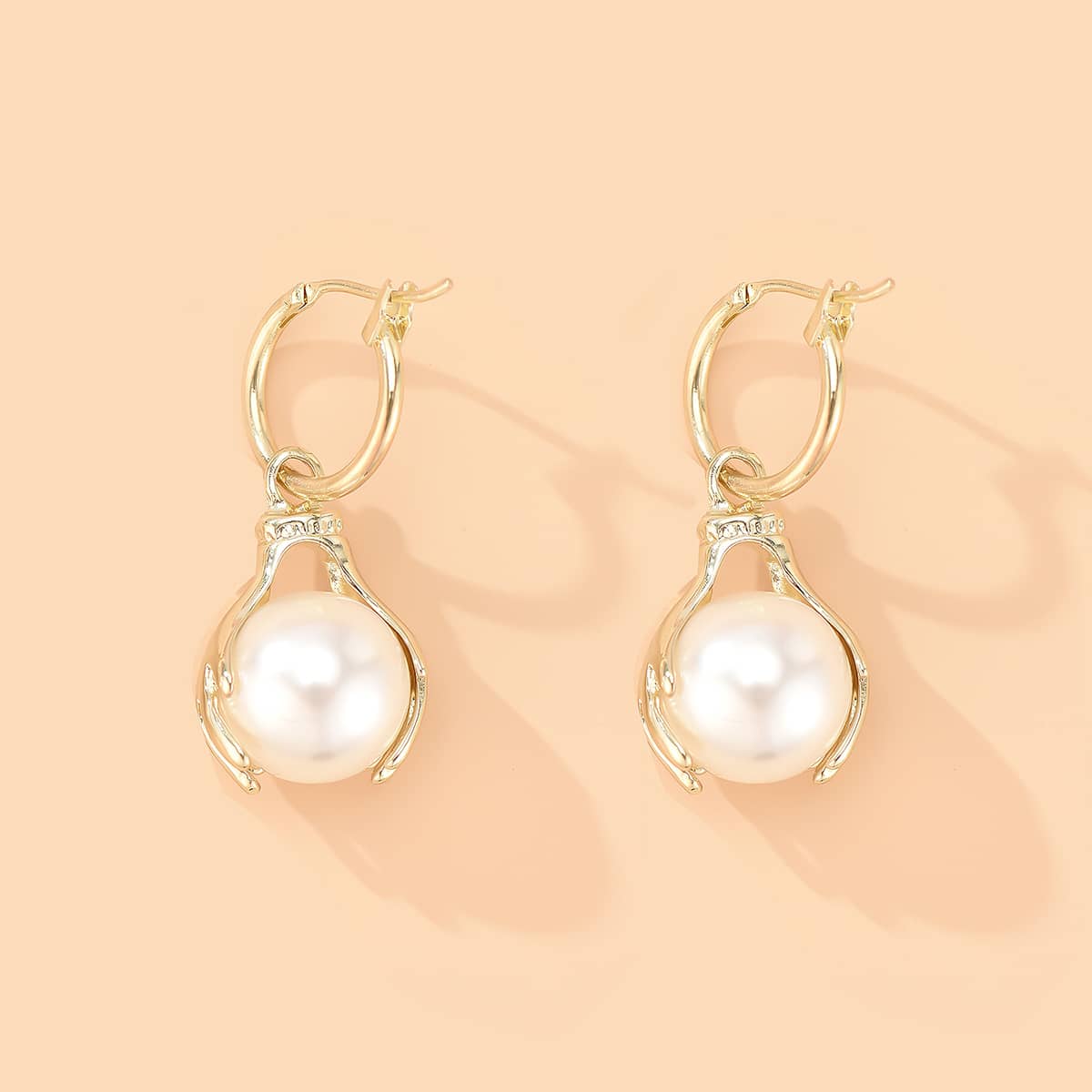 

Faux Pearl Decor Drop Earrings, Multicolor