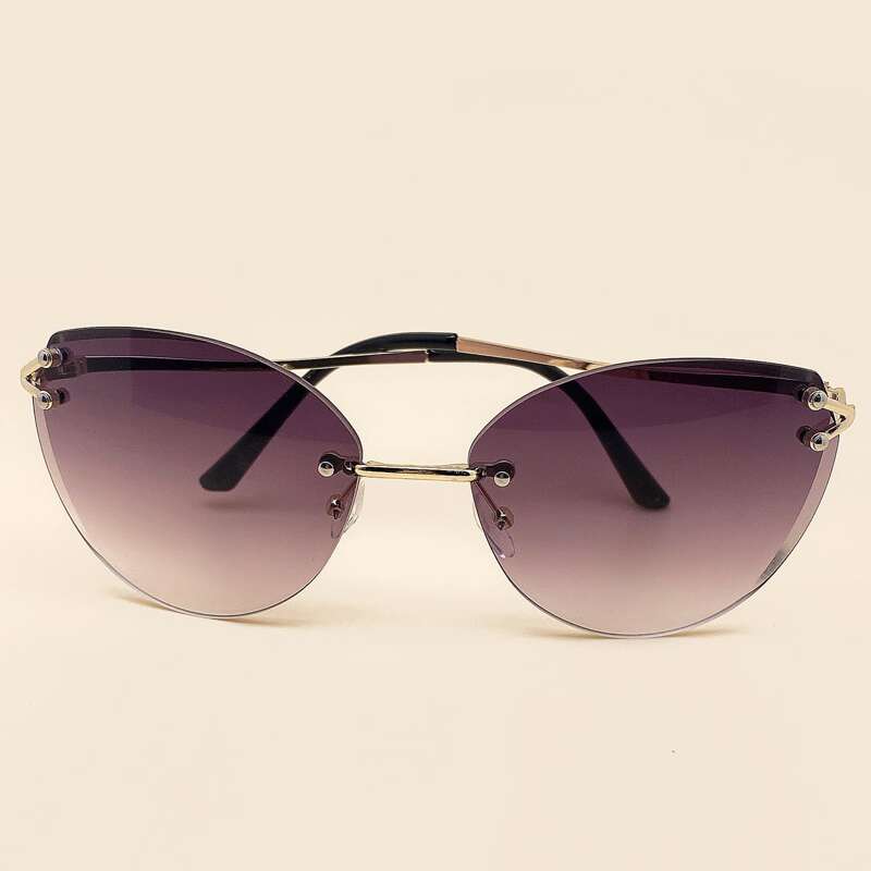 

Tinted Lens Rimless Sunglasses