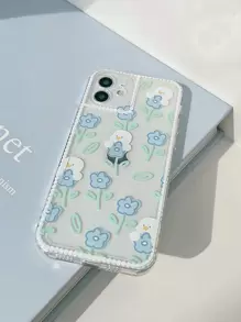 Funda para móvil con estampado floral & pato - Multicolor - Ver 4
