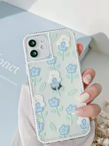 Funda para móvil con estampado floral & pato - Multicolor - Ver 5