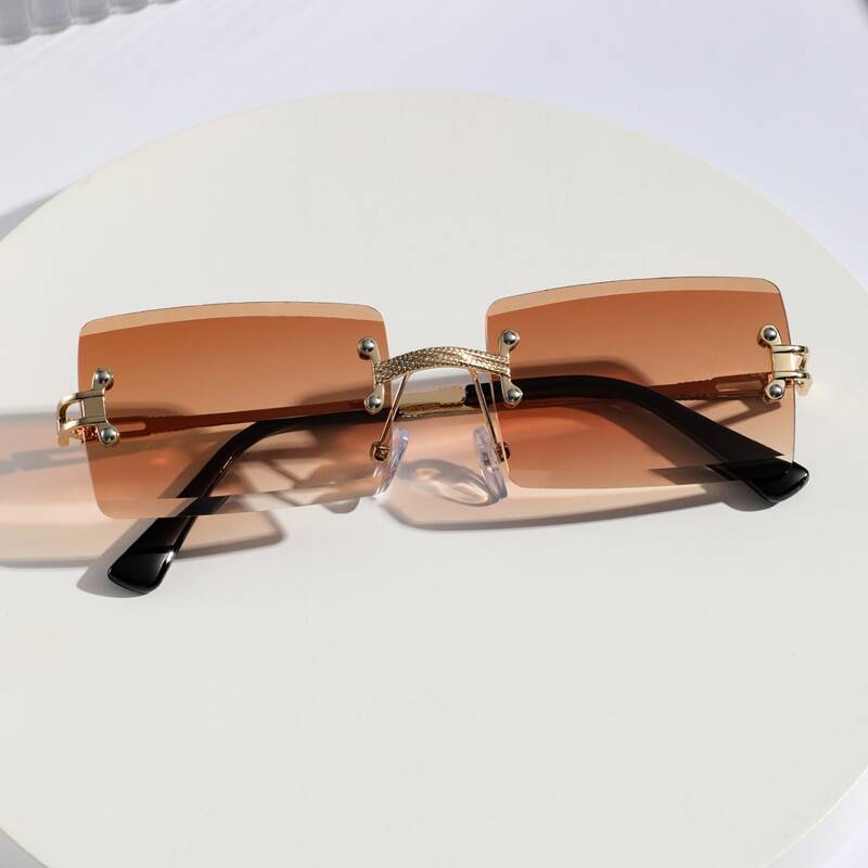 

Rimless Tinted Lens Sunglasses
