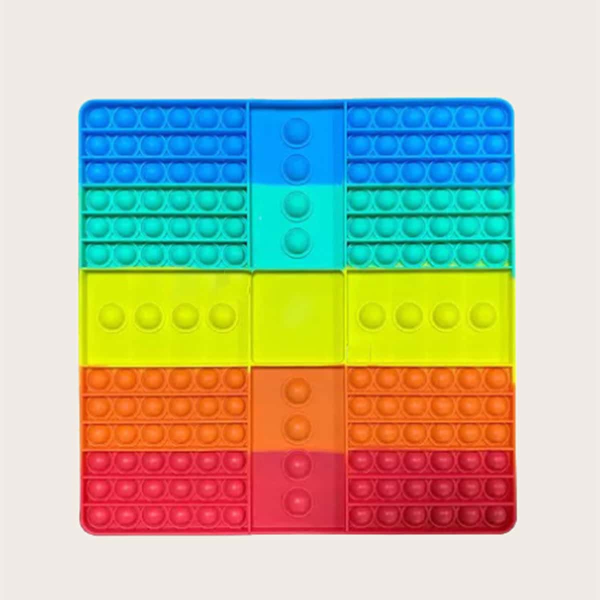 

1pc Square Push Pop Bubble, Multicolor