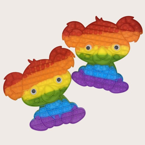 

1pc Koala Shaped Random Push Pop Bubble, Multicolor