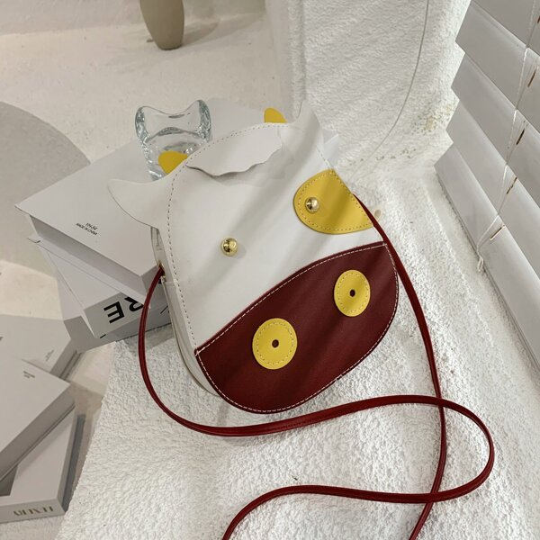 

Girls Cartoon Design Crossbody Bag, Multicolor