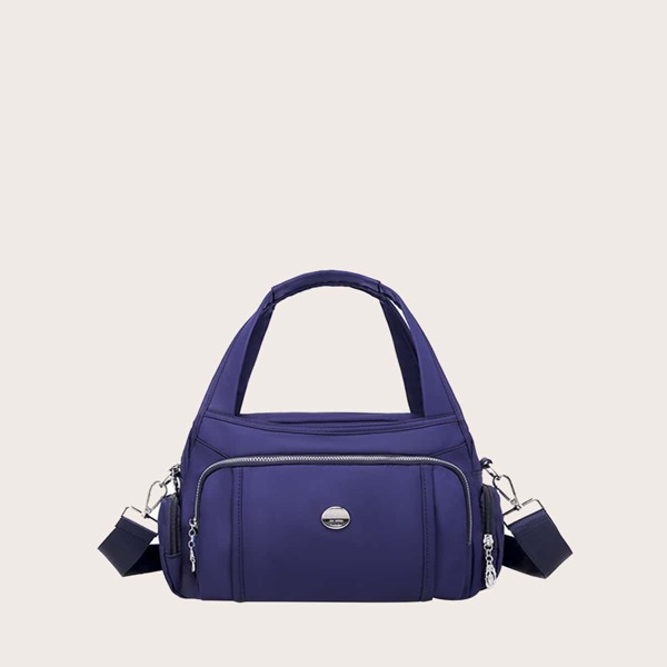 

Minimalist Zip Tote Bag, Blue