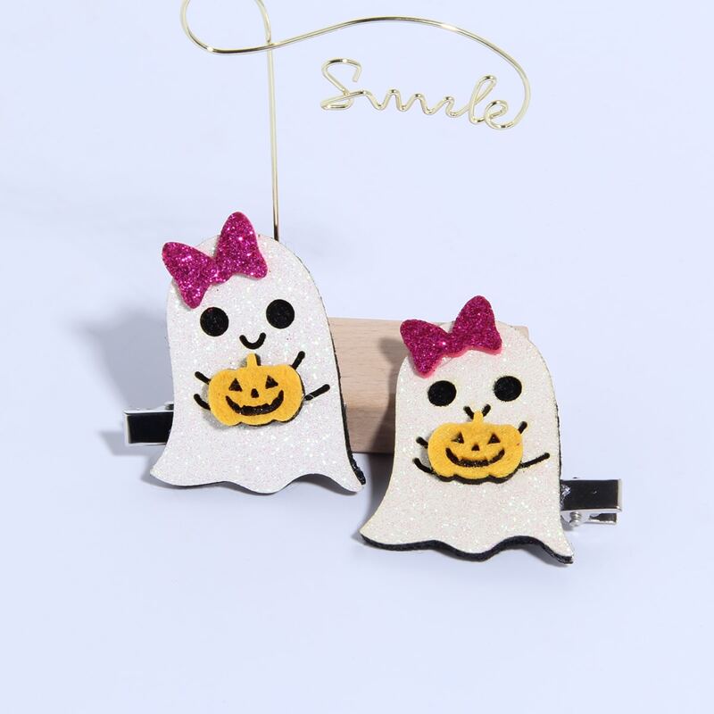

2pcs Halloween Ghost Hair Clip, Multicolor