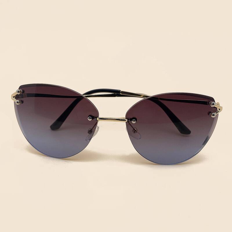 

Tinted Lens Rimless Sunglasses