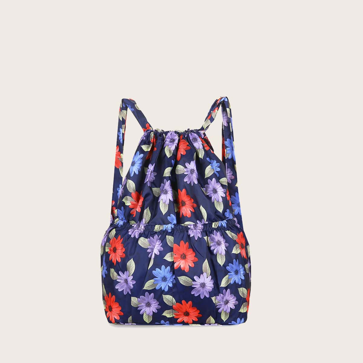 

Flower Graphic Backpack, Multicolor