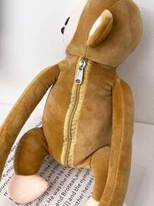 Cartoon Monkey Design Shoulder Bag - Khaki - View 5