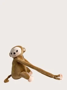 Cartoon Monkey Design Shoulder Bag - Khaki - View 7