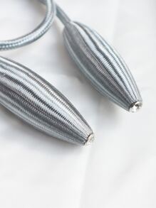 1入組扭結窗簾掛鉤 - 灰色 - 查看 7