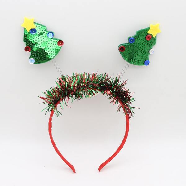 

Christmas Tree Decor Headband, Multicolor