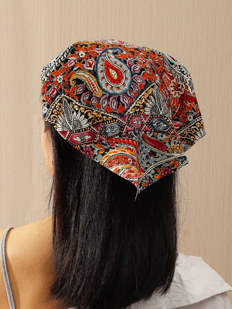 EMERY ROSE Paisley Print Headband