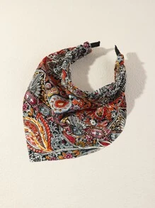 EMERY ROSE Paisley Print Headband