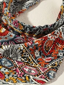 EMERY ROSE Paisley Print Headband