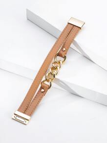 Chuỗi trang trí vòng tay - màu nâu - Xem 2