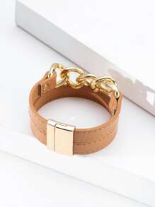 Chuỗi trang trí vòng tay - màu nâu - Xem 3