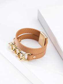 Chuỗi trang trí vòng tay - màu nâu - Xem 5