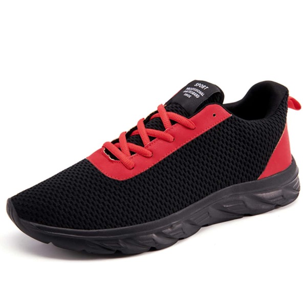 

Men Patch Decor Running Shoes, Black