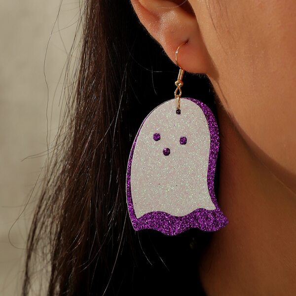 

Halloween Ghost Decor Drop Earrings, Multicolor