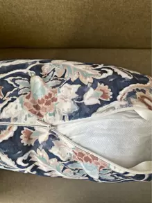 Capa de almofada com estampa floral sem enchimento - Multicolorido - Ver 2