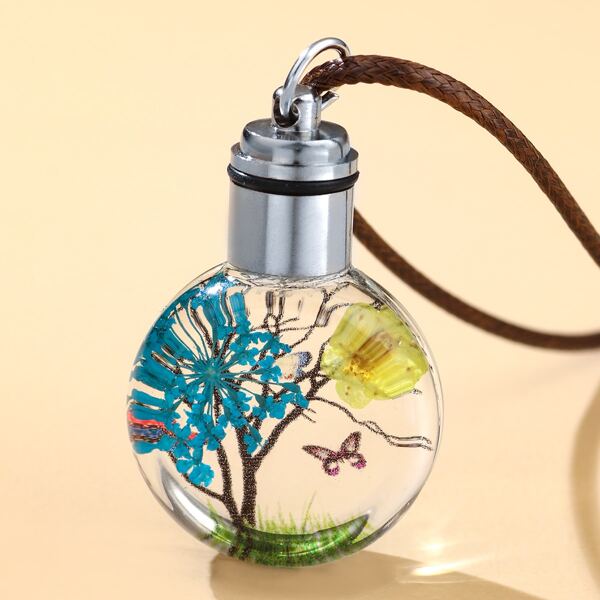 

Ожерелье с бутылкой, Многоцветный