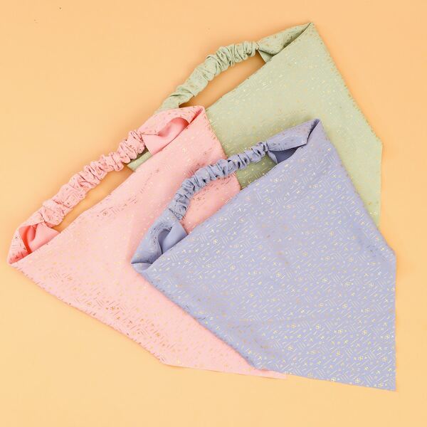 

3pcs Toddler Girls Simple Headband, Multicolor