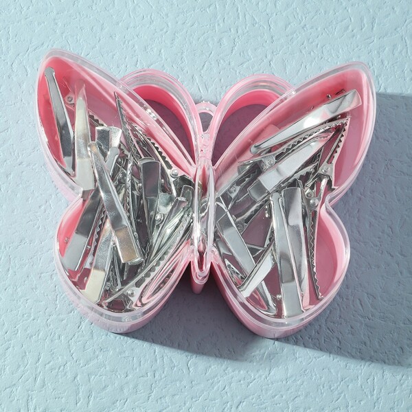 

40pcs Toddler Girls Minimalist Hair Clip, Multicolor