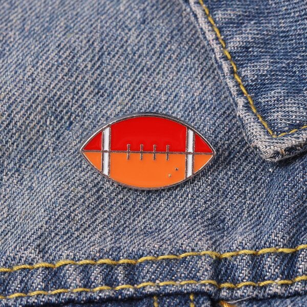 

Football Decor Brooch, Multicolor