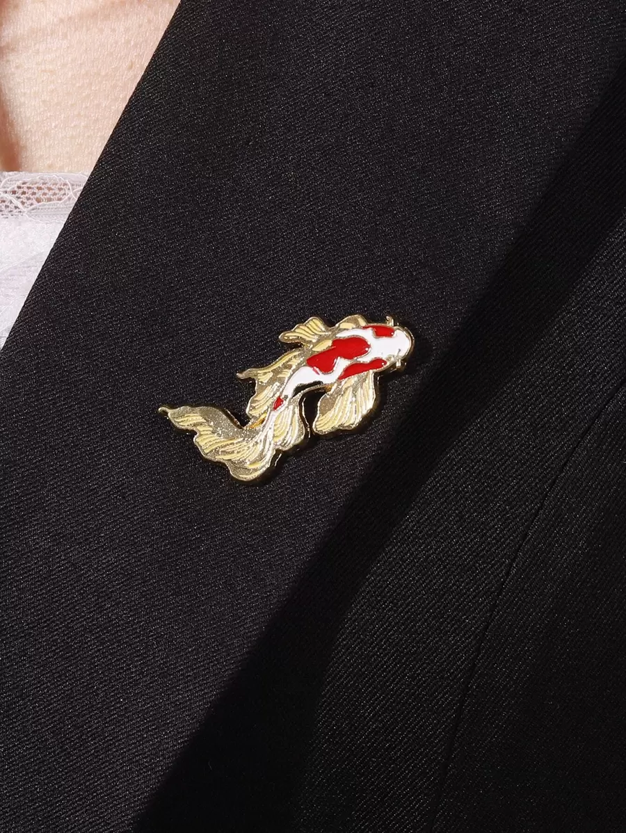 鯉魚裝飾胸針