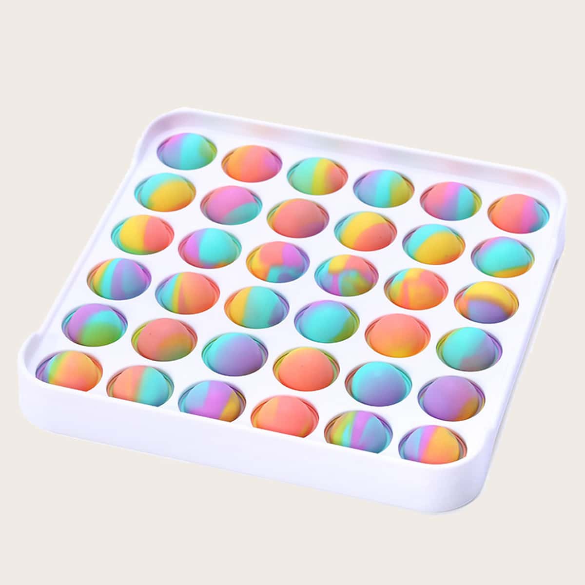 

1pc Square Push Pop Bubble, Multicolor