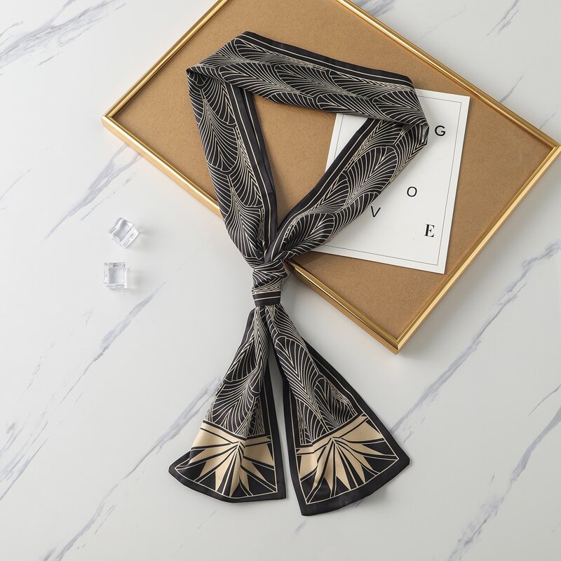 

Geo Pattern Scarf, Black